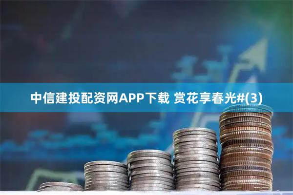 中信建投配资网APP下载 赏花享春光#(3)